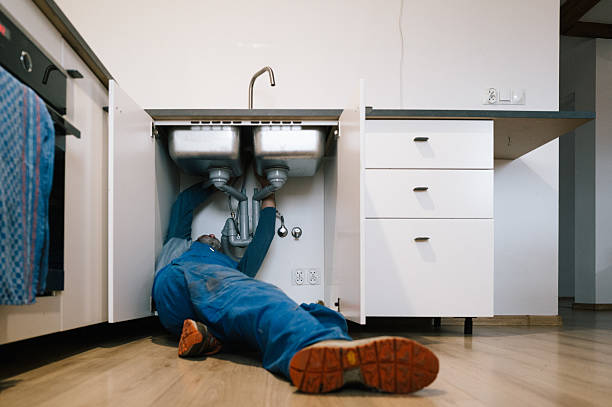 Professional Pipe Repair technician working in New Douglas, IL